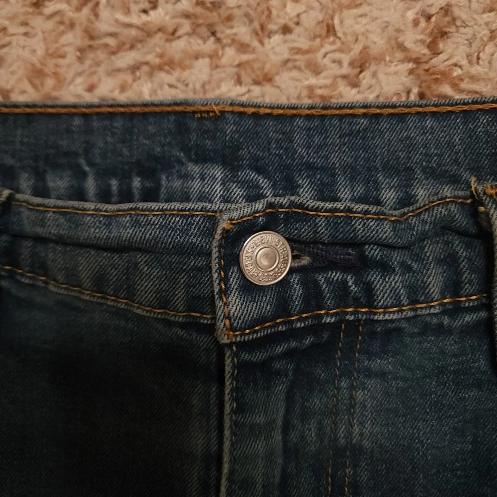 Levi's‎ 505 Regular Fit Jeans Mens 38x32 Blue Medium Wash Straight Leg Denim
